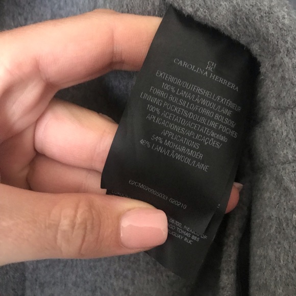 CAROLINA HERRERA NWOT Laine coat - Picture 6 of 7